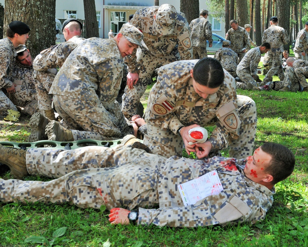 Multinational mass casualty exercise held in Latvia