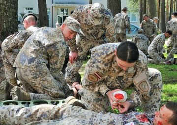 Multinational mass casualty exercise held in Latvia