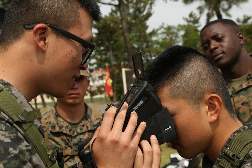 U.S. Marines swap law enforcement training with Korean forces