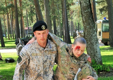 Multinational mass casualty exercise held in Latvia