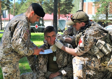 Multinational mass casualty exercise held in Latvia