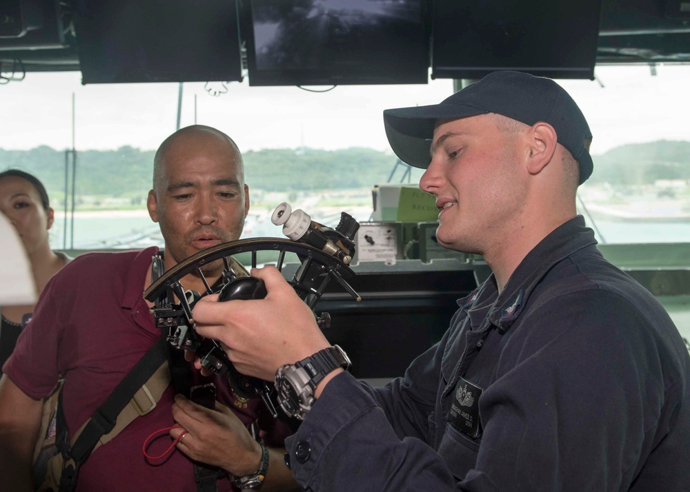 Interview aboard USS Bonhomme Richard