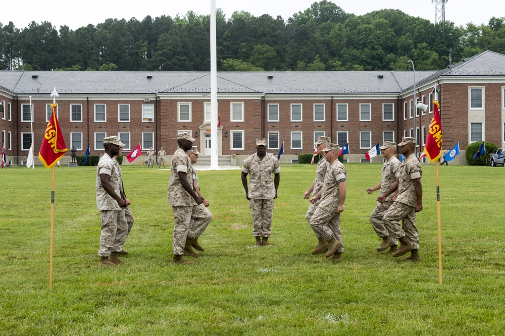 Headquarters and Service Battalion Change Of Command Ceremony