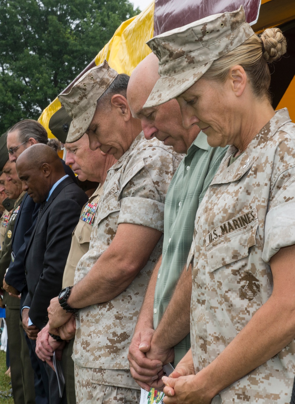 Headquarters and Service Battalion Change Of Command Ceremony