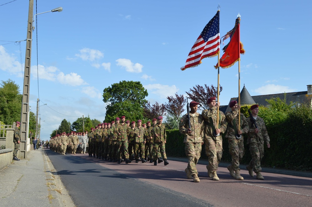 Spartans spend a week in Normandy
