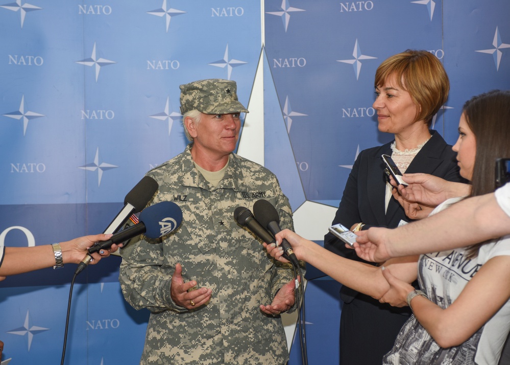 NATO HQ Sarajevo makes history with first female commander