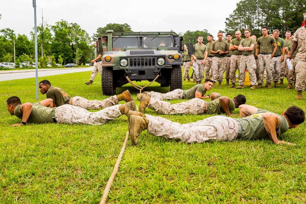 8th Communications Battalion compete for bragging rights