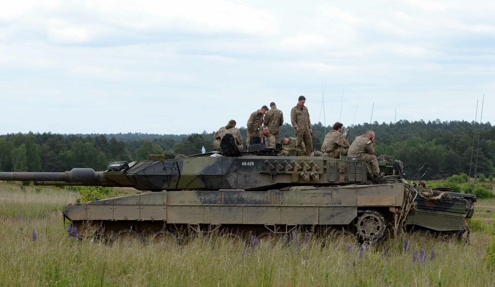 Allies train for better maneuver capabilities at Drawsko Pomorskie Training Area during Saber Strike 15