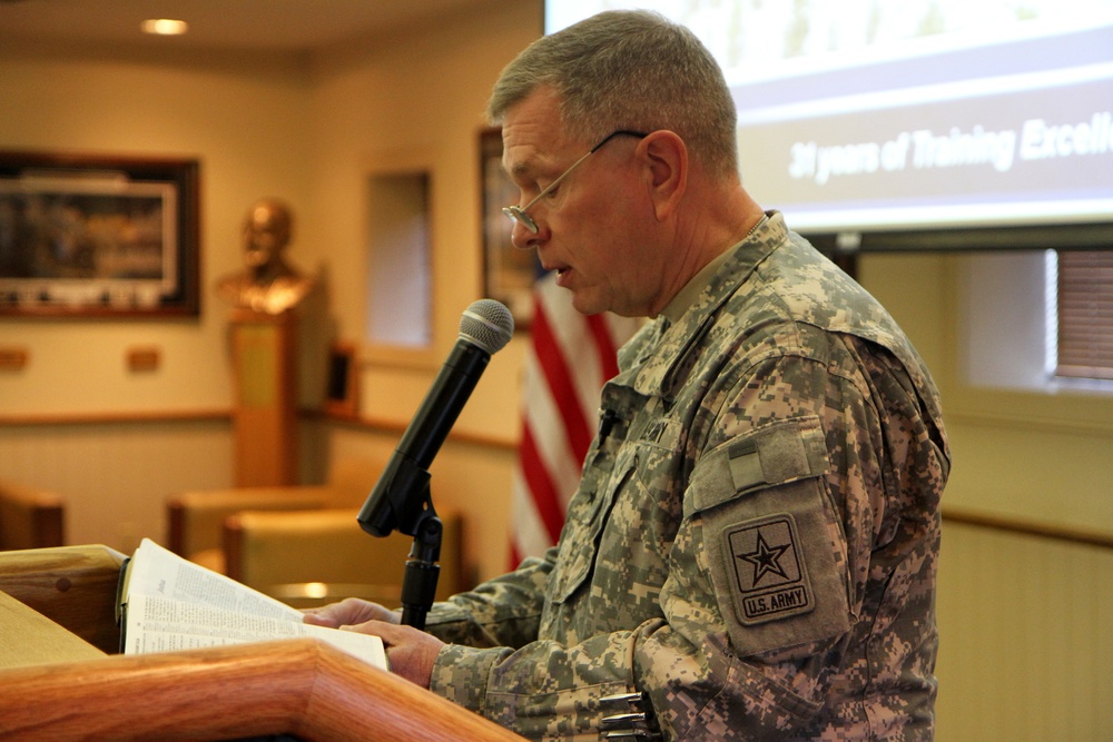 Chaplain’s spiritual message sets tone for Golden Coyote exercise