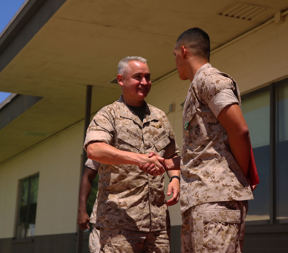 MCAS Yuma Marine becomes NCO of the Quarter for MCI-West