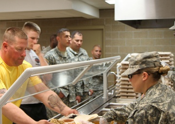 They say that in the Army the chow is mighty fine