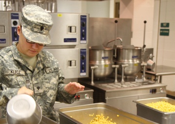 They say that in the Army the chow is mighty fine