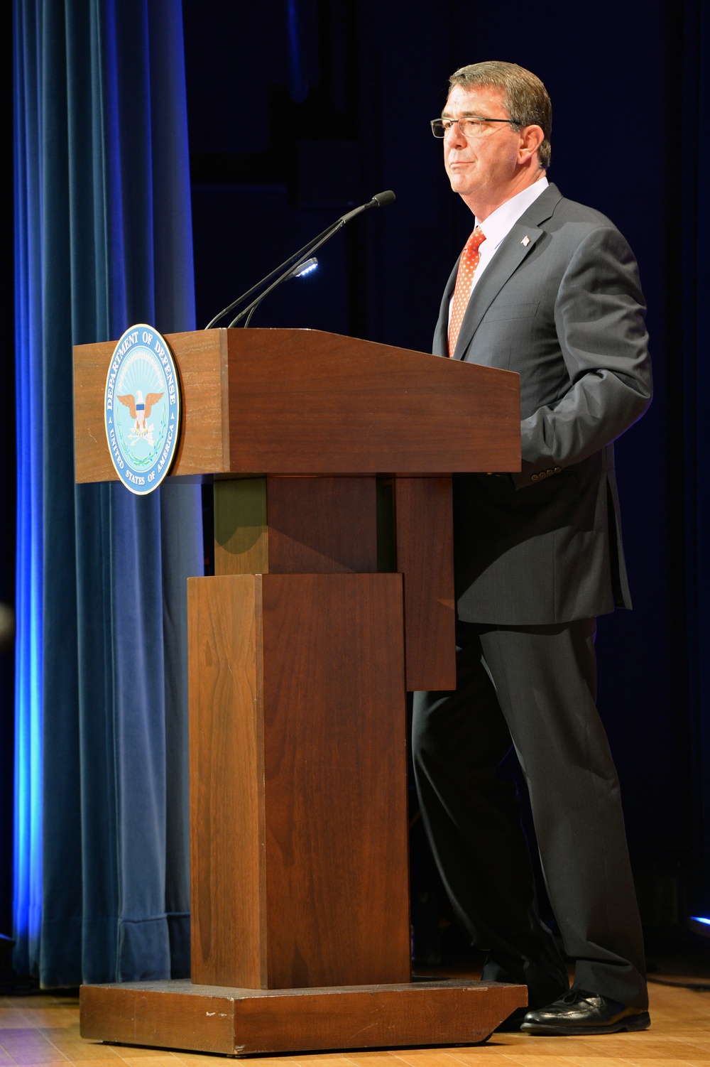 Secretary of defense gives the keynote address at the LGBT Pride Month