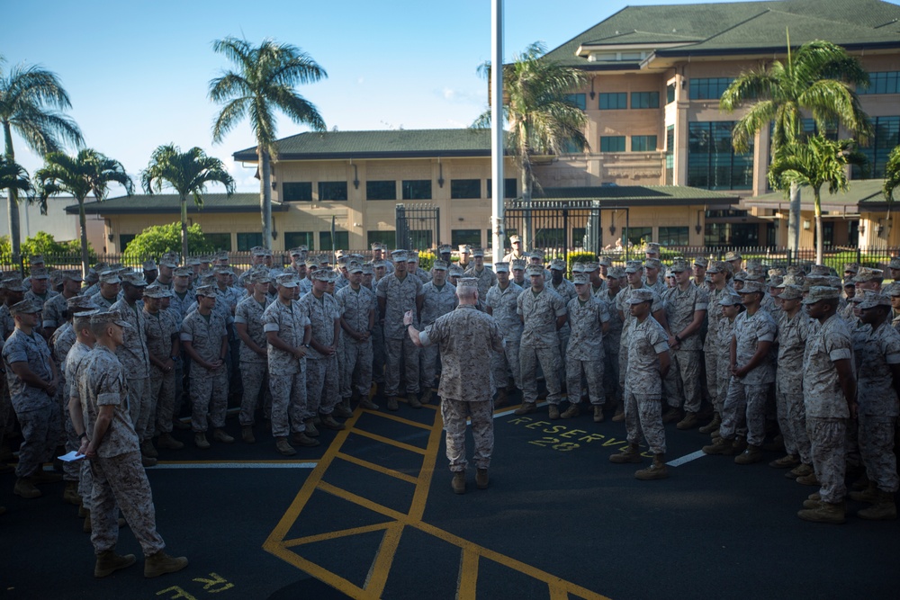 MARFORPAC honors past leaders, Gomer Pyle