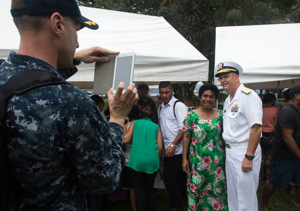 USNS Mercy conducts Community Health Engagement in Fiji during Pacific Partnership 2015