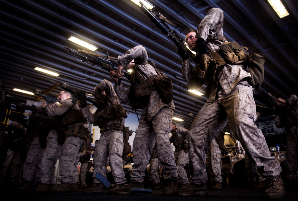 Speed: 15th MEU Marines rehearse for any mission