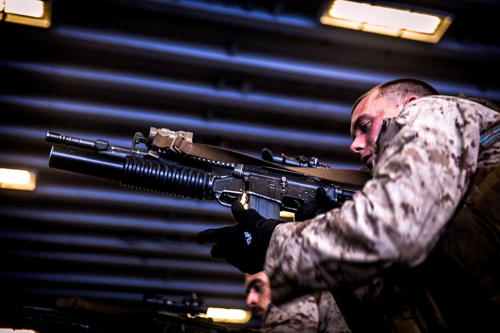 Speed: 15th MEU Marines rehearse for any mission