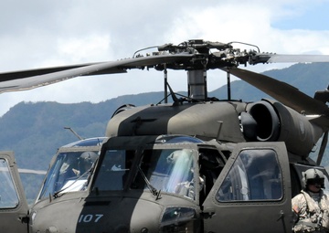 Company C, 207th Aviation Regiment conducts air assault exercise
