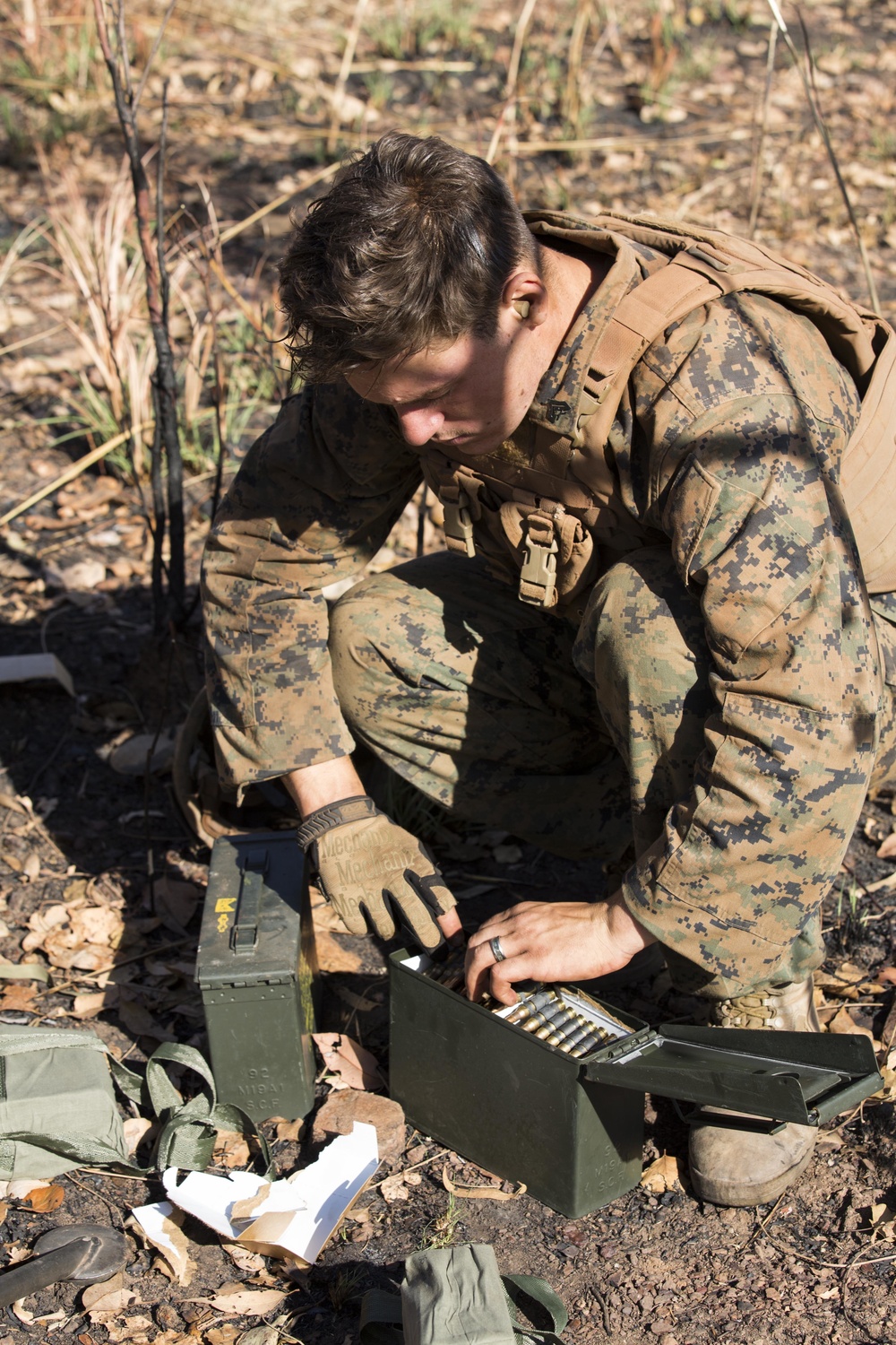 Open fire! U.S. Marines share machine gun skills with Australian counterparts