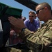 Ambassadors to Afghanistan tour Fighting Falcon aircraft