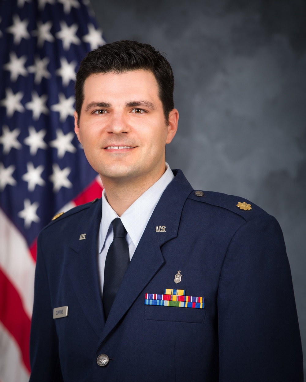 Official portrait, Maj. Brandon Cummins, US Air Force