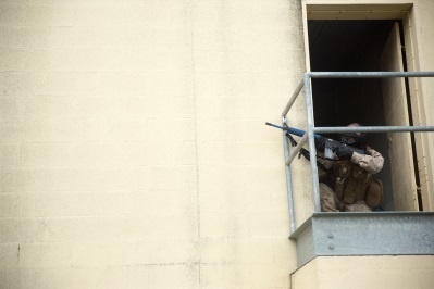 2nd Marine Division Headquarters Battalion conducts basic urban skills training