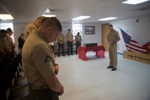 Marines from 1/8 hold first Lance Corporal Seminar