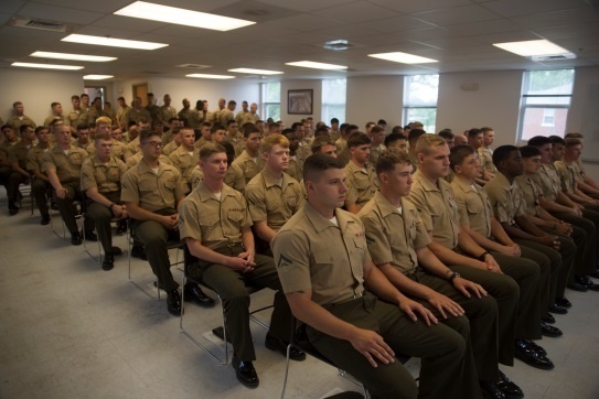 Marines from 1/8 hold first Lance Corporal Seminar