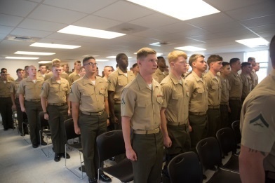 Marines from 1/8 hold first Lance Corporal Seminar