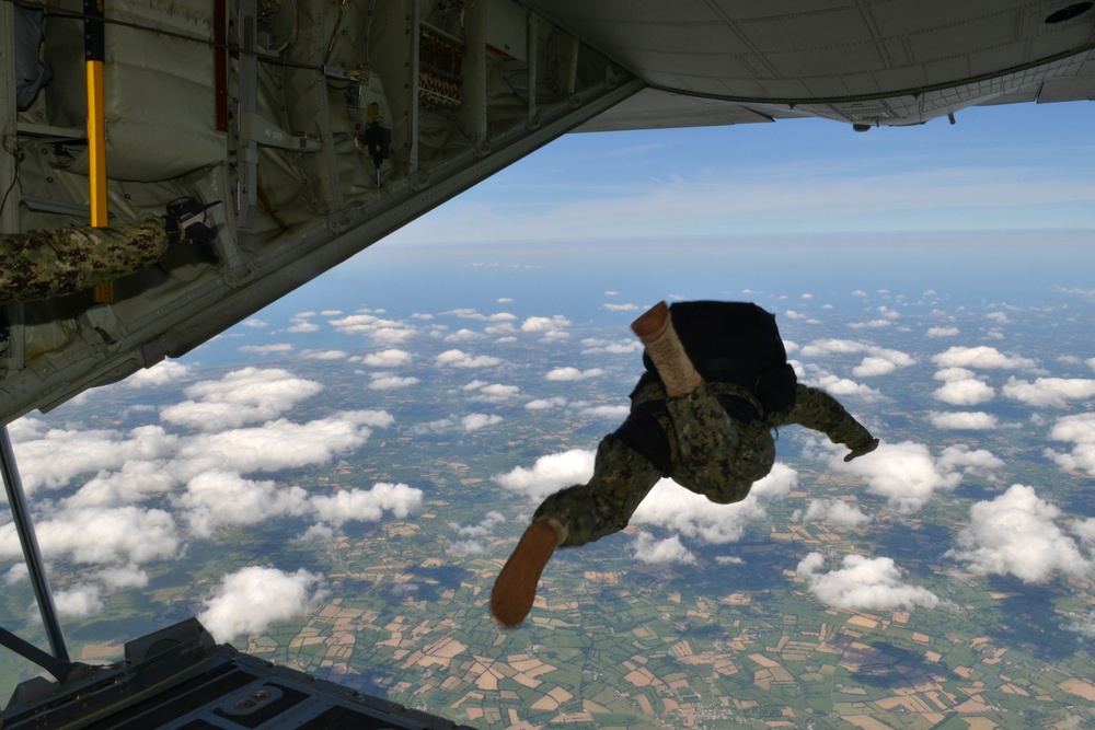 67th SOS offloads SOF over historic Normandy drop zone