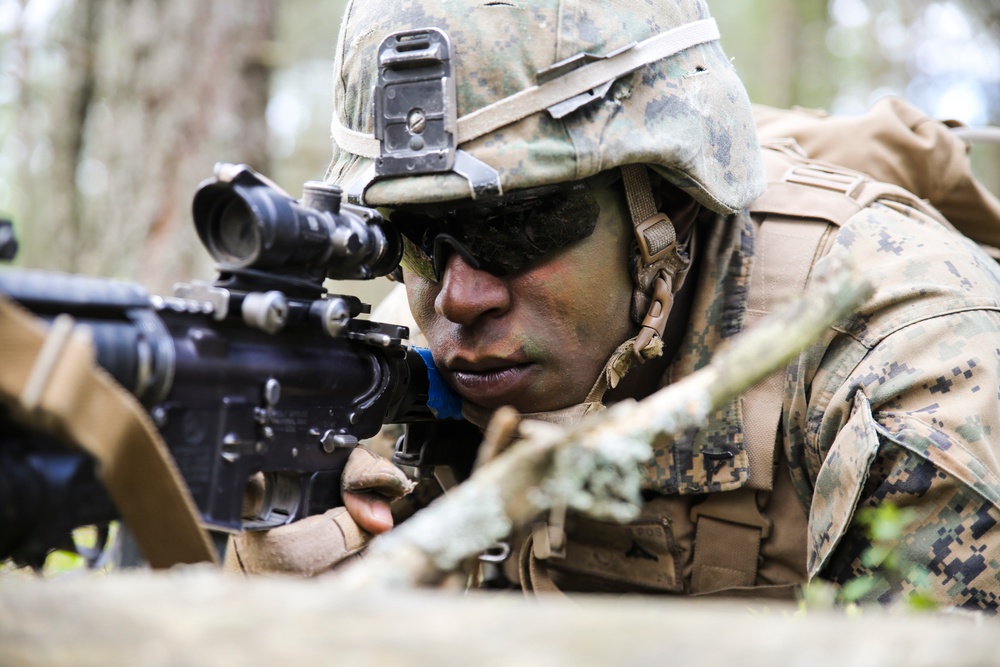 Troops in Contact: U.S. Marines take the offensive during Saber Strike in eastern Europe