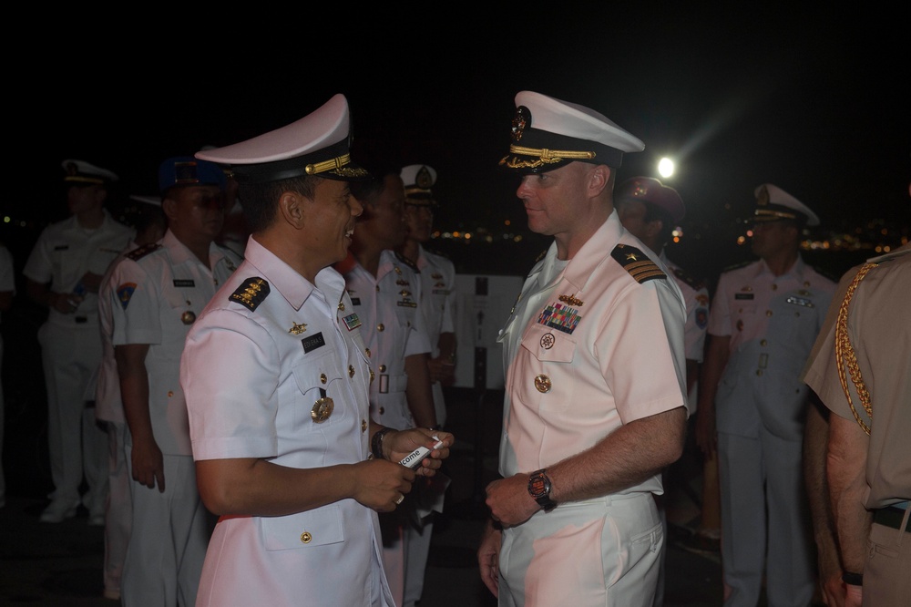 USS Rushmore visit to Indonesia