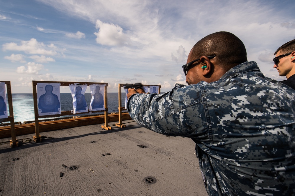 USS Anchorage live-fire exercise