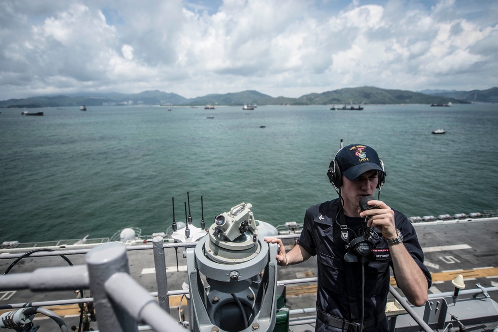 USS Essex visit to Hong Kong