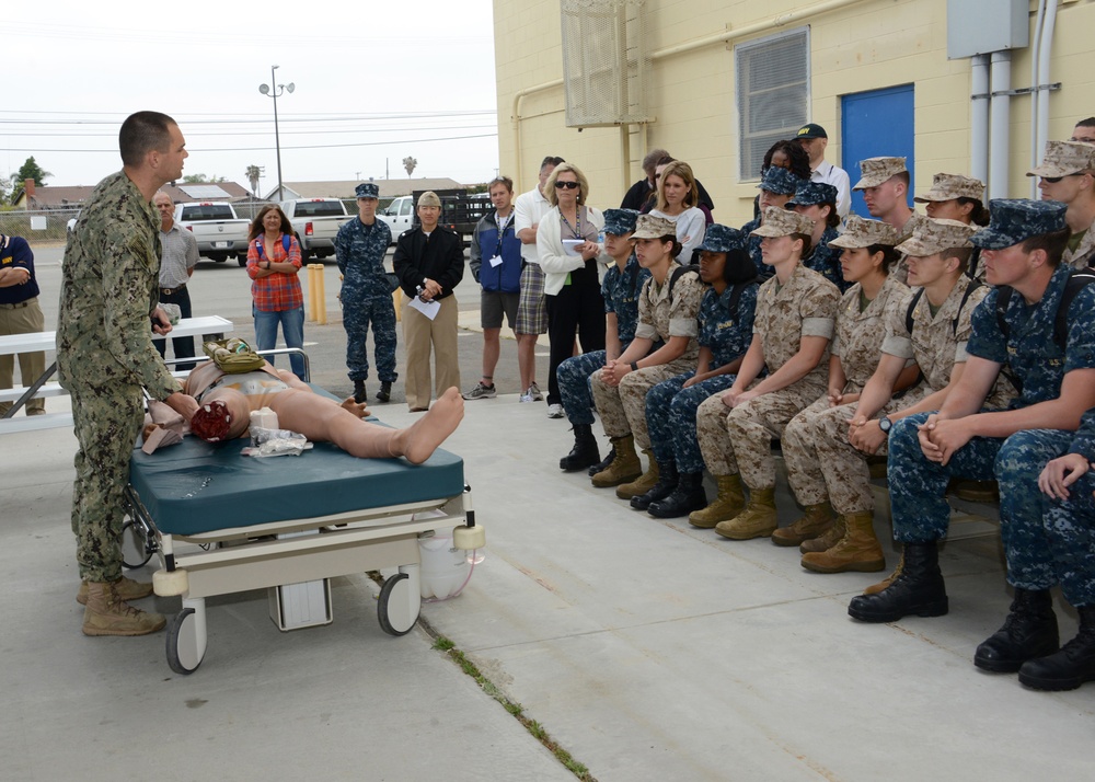 Midshipmen and EOV at CRG1 Midshipmen and EOV at CRG1
