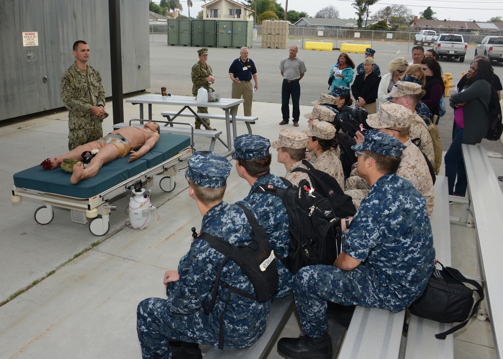 Midshipmen and EOV at CRG1 Midshipmen and EOV at CRG1
