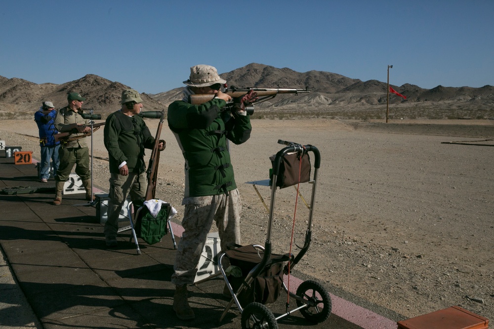 Marines experience weapons from Greatest Generation