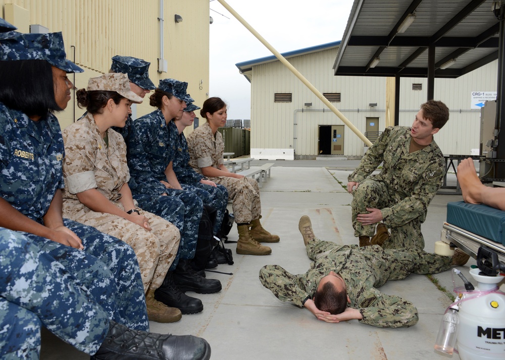 Midshipmen and EOV at CRG1 Midshipmen and EOV at CRG1