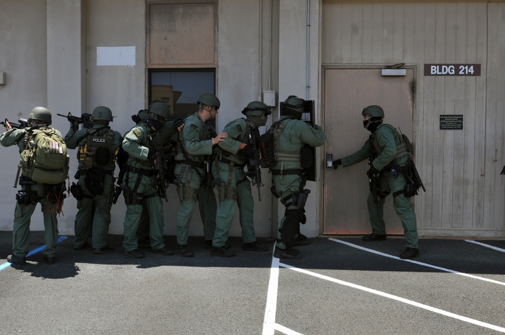 8th MP’s SRT react to active shooter training exercise