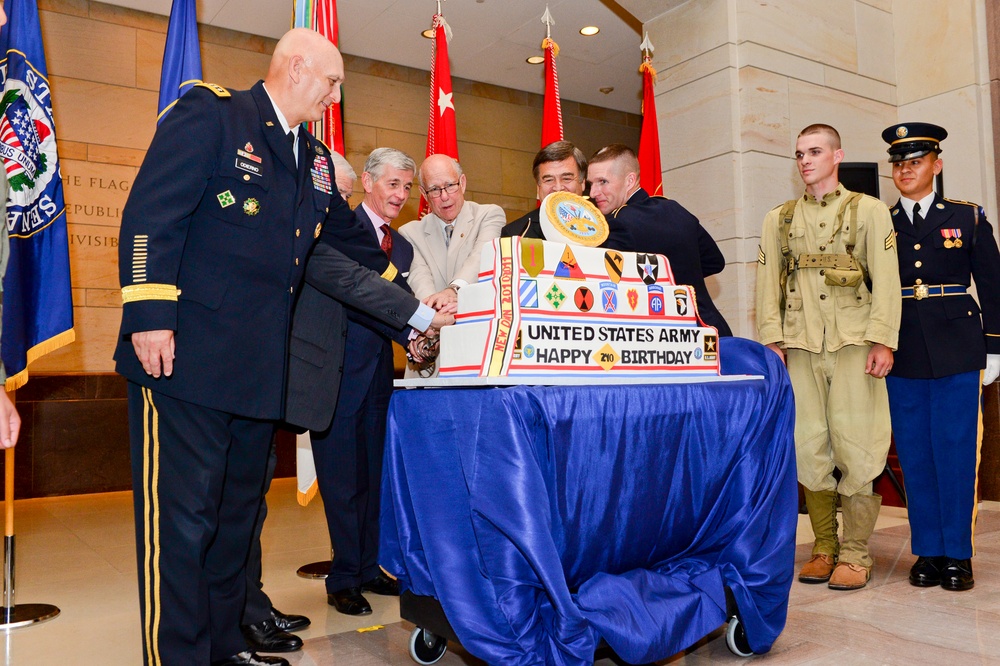 240th Army Birthday Capitol Hill Cake Cutting Ceremony