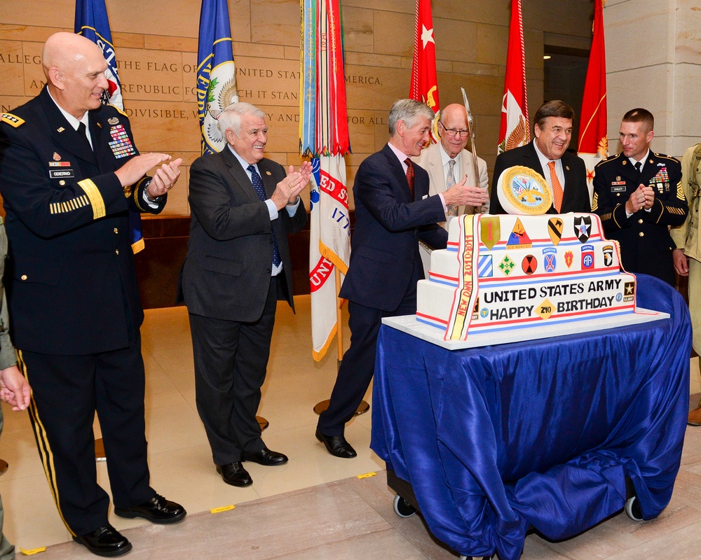 240th Army Birthday Capitol Hill Cake Cutting Ceremony