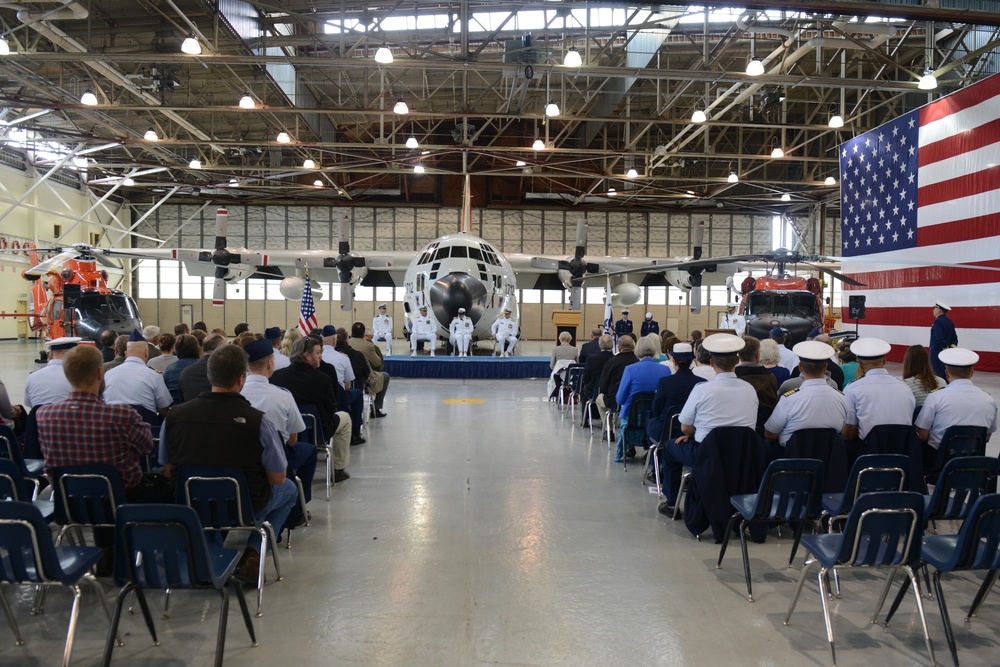 Coast Guard Air Station Kodiak holds change of command ceremony in Kodiak, Alaska