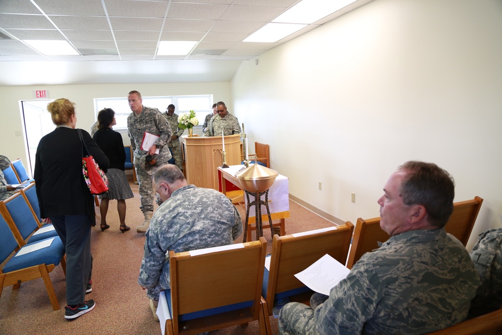 RTI Chapel ribbon cutting