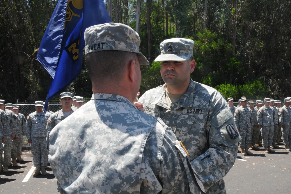 308 Chemical Company change of command ceremony