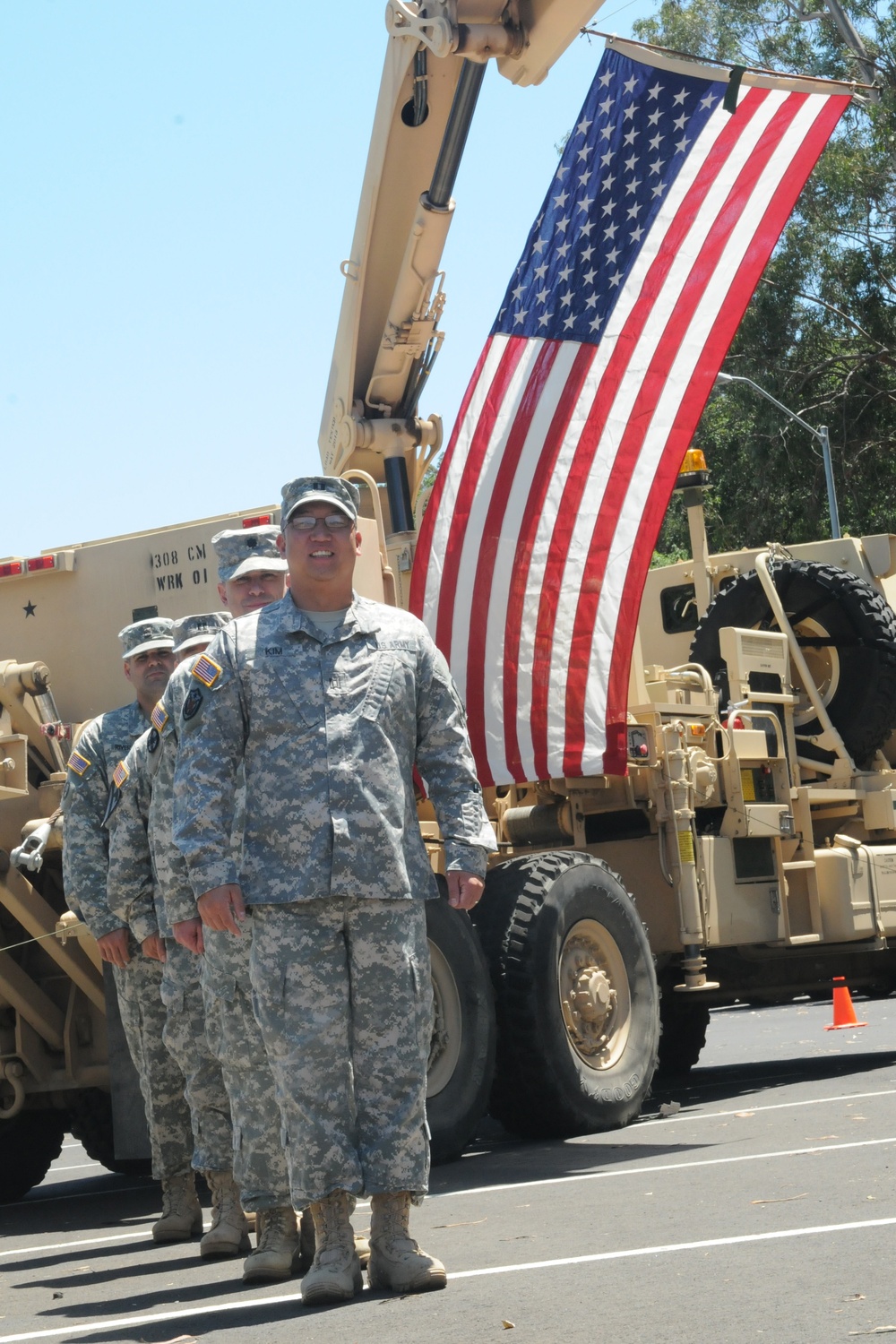 308 Chemical Company change of command ceremony