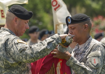 ‘Diligent’ battalion cases its colors