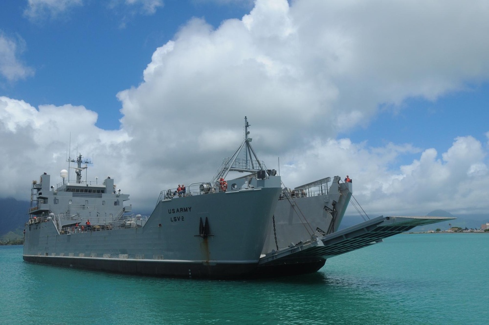 Army vessel departs on first trans-Pacific voyage in support of Pathways