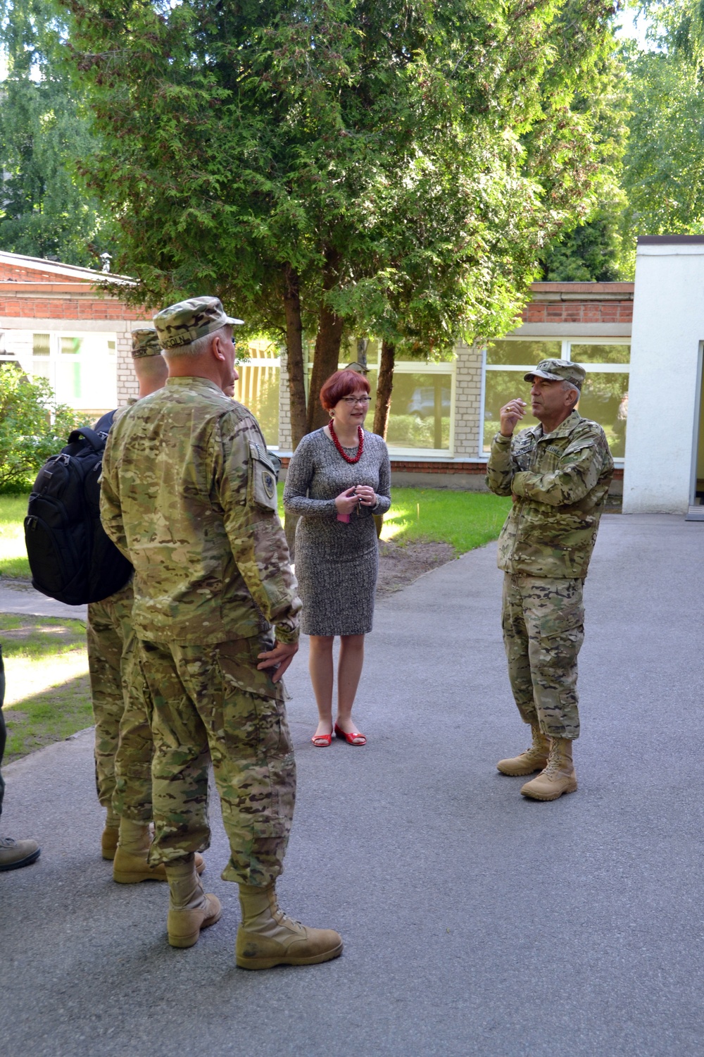 Michigan National Guard leaders visit children’s rehabilitation center in Latvia