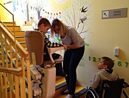 Michigan National Guard leaders visit children’s rehabilitation center in Latvia