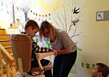 Michigan National Guard leaders visit children’s rehabilitation center in Latvia